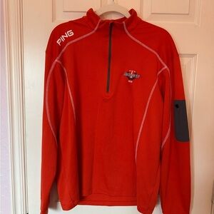 PING Orange Tulsa Country Club Quarter-Zip Pullover